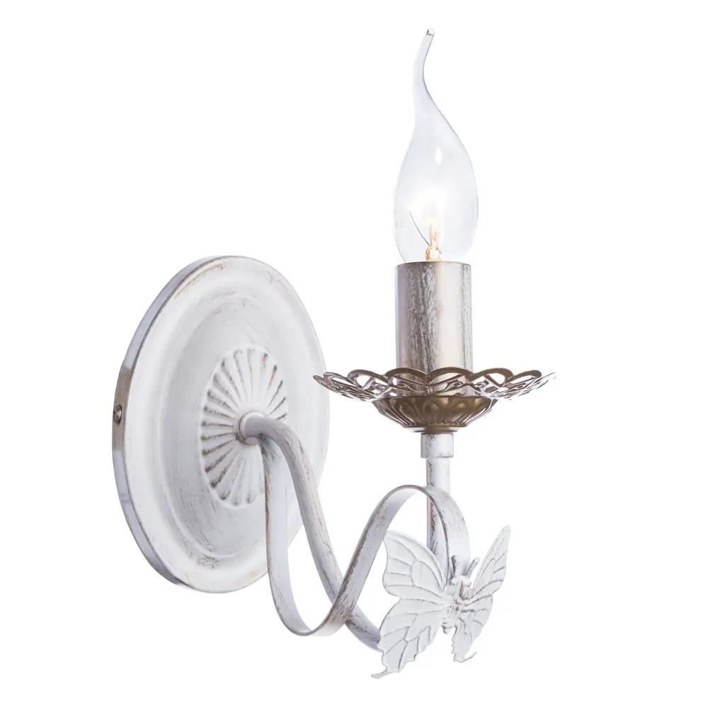 Бра Ali 1xE14x40 Вт, цвет белое золото Arte Lamp STLM-2207008 - Вид №1