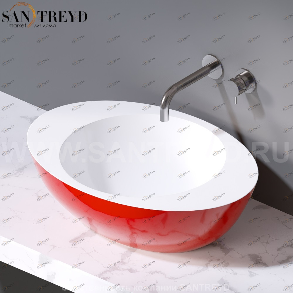 L269.225 Накладная раковина на столешницу  овальная A. e T. Italia ACCENT AeT ITALIA