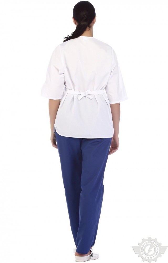 66195 Куртка "Сервис" белая  Медицинская одежда  размер 54/158-164 Спецодежда  - Вид №11