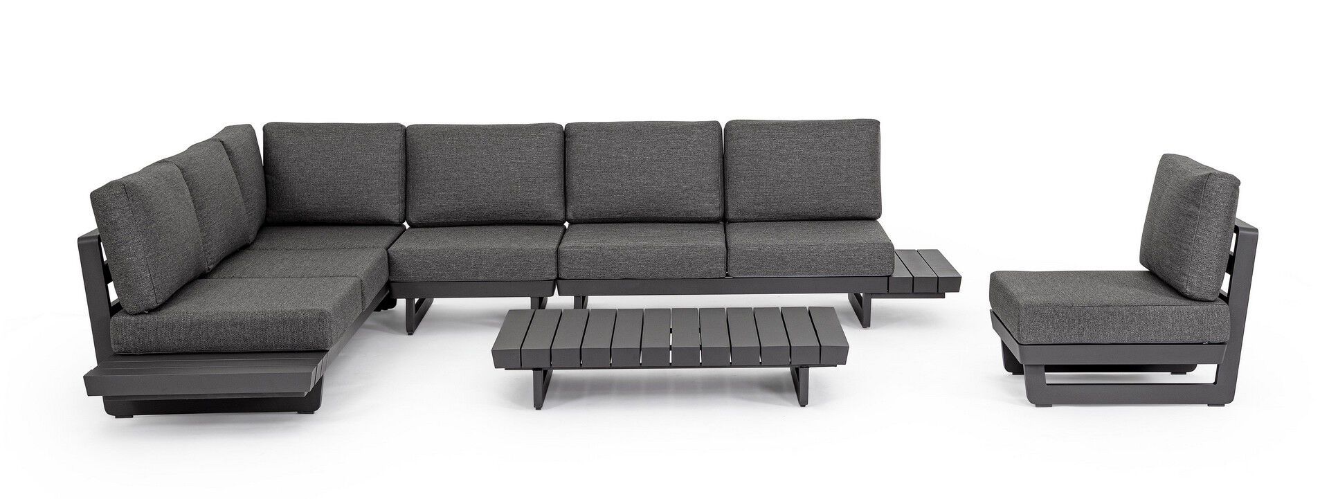 Угловой садовый диван из ткани BIZZOTTO Infinity ARCH-00091397 - Вид №25