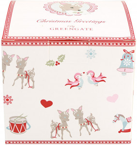 Подарочная коробка Bambi white small