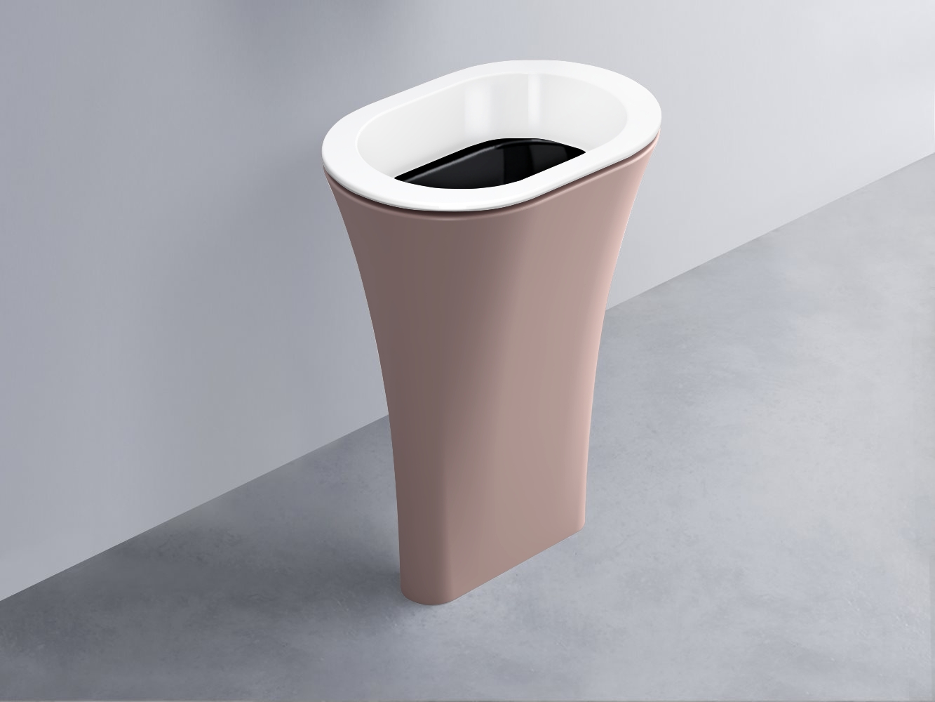 AMLA65-BL+AMPILO-N+AMCOLO-CP Раковина Amedeo Ovale отдельностоящая cielo Enjoy + Amedeo Ceramica Cielo