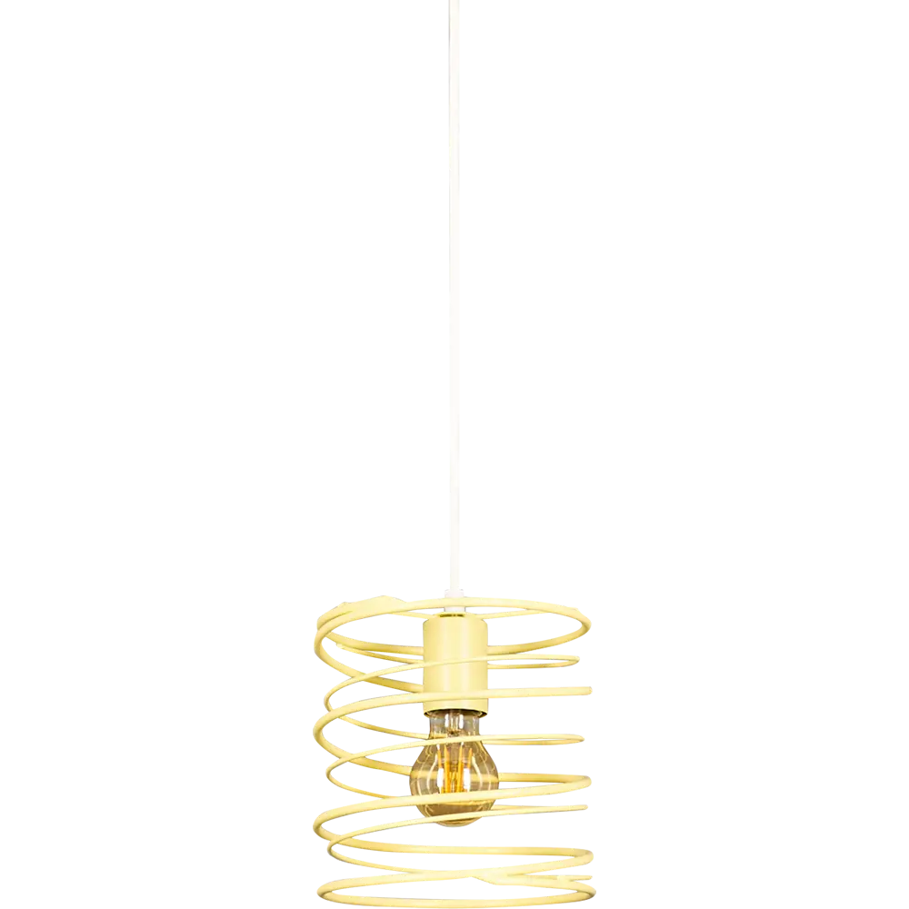 Подвесной светильник Vitaluce Торнадо 1 лампа 3м² Е27 цвет желтый STLM-2080682 - Вид №3