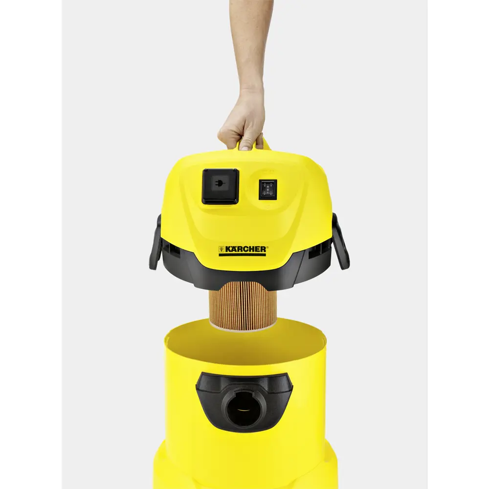 Пылесос Karcher WD 3 P, 1000 Вт, 17 л STLM-2109093 - Вид №3