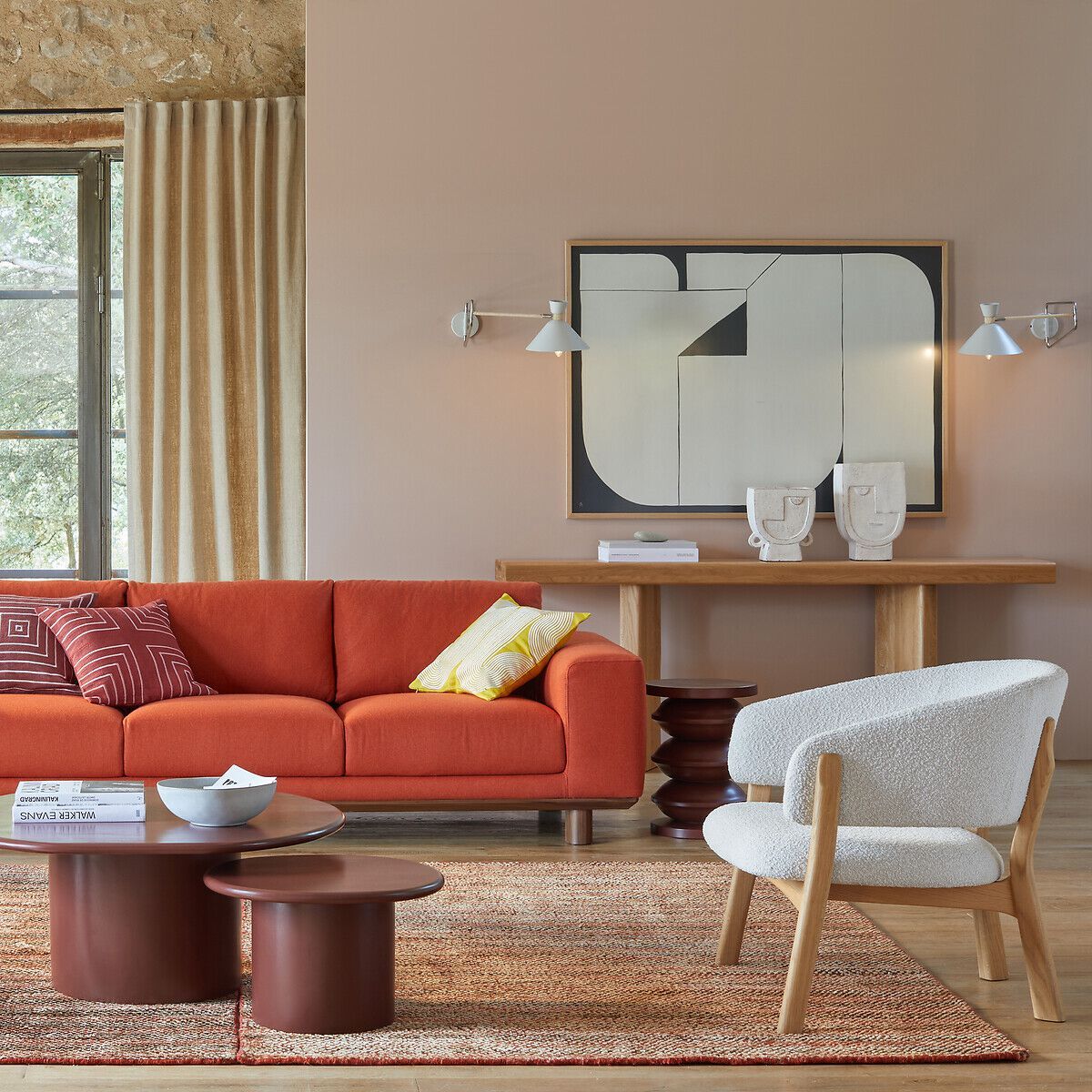 Прямоугольная дубовая консоль AMPM Olaga ARCH-00059796 - Вид №4