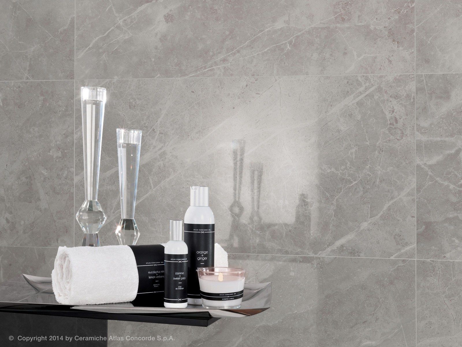 Белое керамическое покрытие с эффектом мрамора Atlas Concorde Marvel Pro ARCH-00130235 - Вид №2