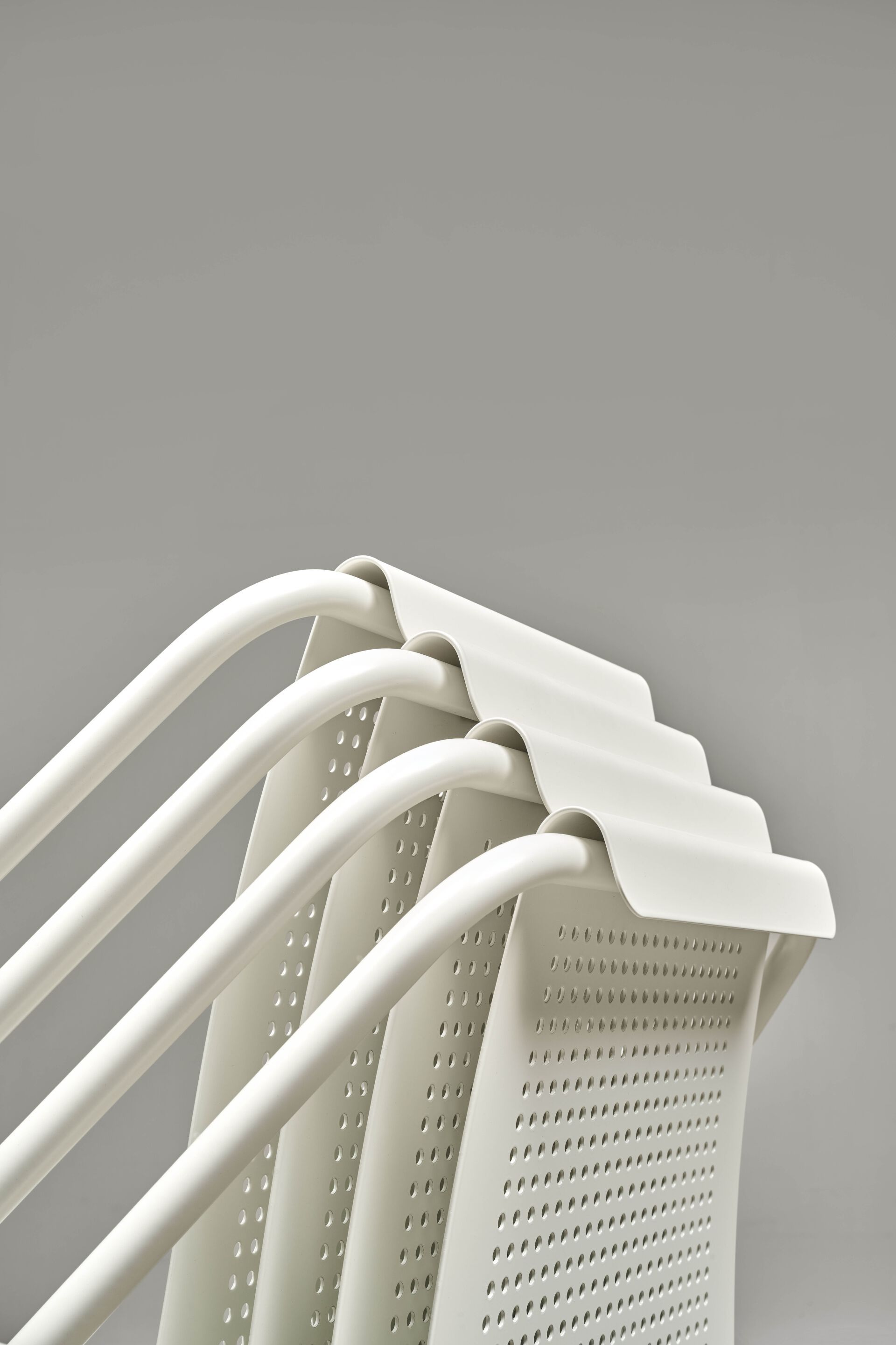 Штабелируемый садовый стул из перфорированного листового металла BALERI ITALIA DONNA OUTDOOR ARCH-00142400 - Вид №14