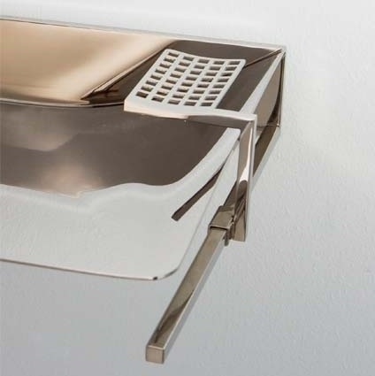 46041 Подвесная раковина настенная овальная Rapsel  белая  - Вид №2