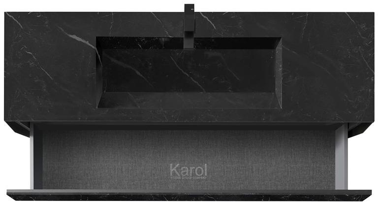 Karol Подвесная тумба под умывальник с ящиками Kut Karolitalia sun-id-1373746 - Вид №3