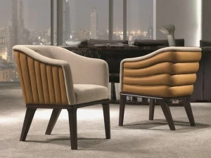 Carpanelli Кресло из ткани с подлокотниками Club Po66/7/8