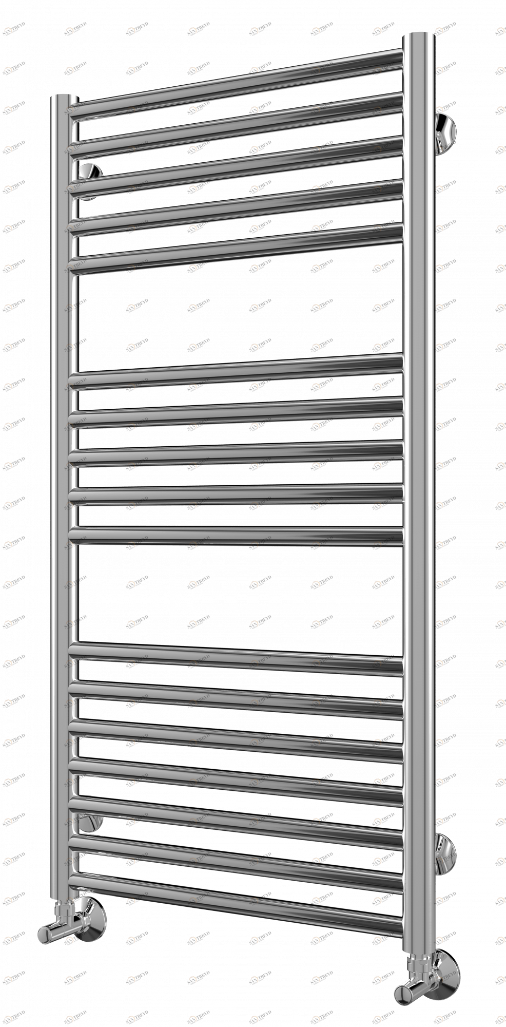 4620768886553 ЛЮКС Альба П17 500х1045 (7+5+5) Полотенцесушитель TERMINUS RAL 9005 матовый