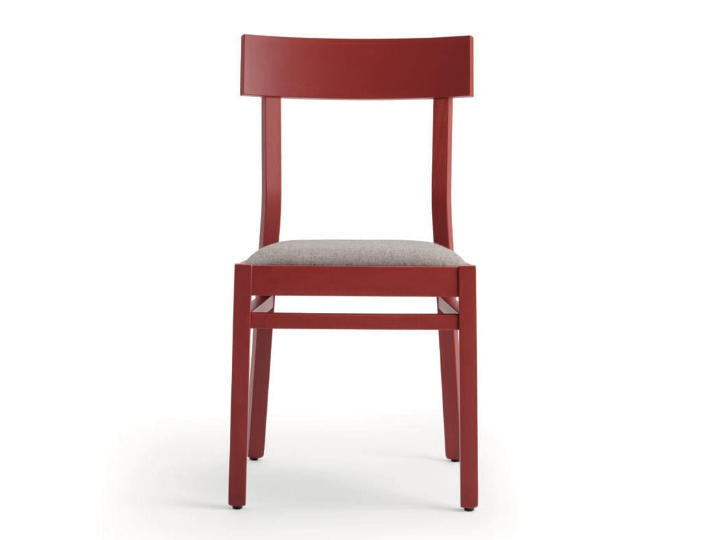 Стул из бука с мягким сиденьем Palma Италия ARCH-00088616