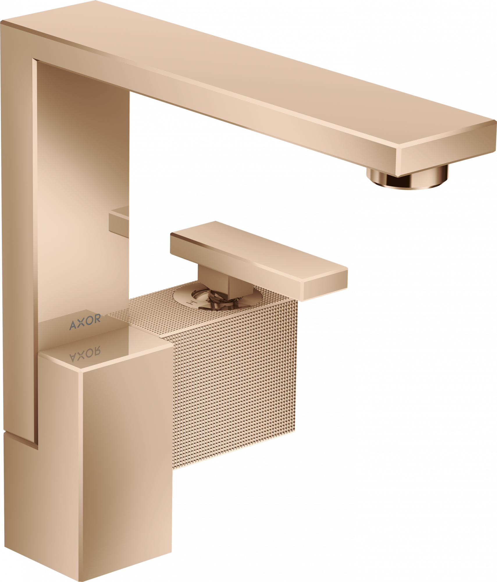 46021300 Смеситель для раковины 190, однорычажный, со сливным клапаном Push-Open - AXOR EDGE с алмазной огранкой