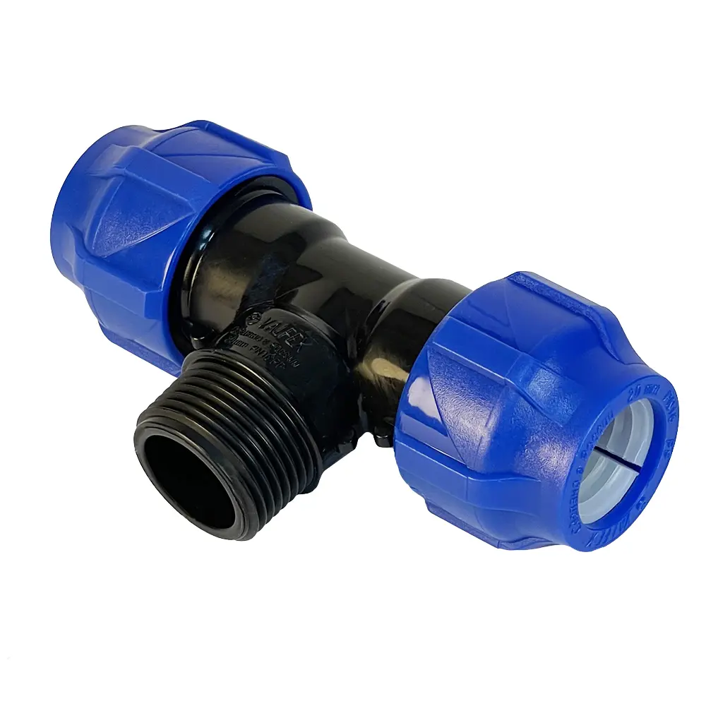 Тройник комбинированный ПНД Valfex 20x3/4"x20 мм НР 1210022003420 STLM-2015596