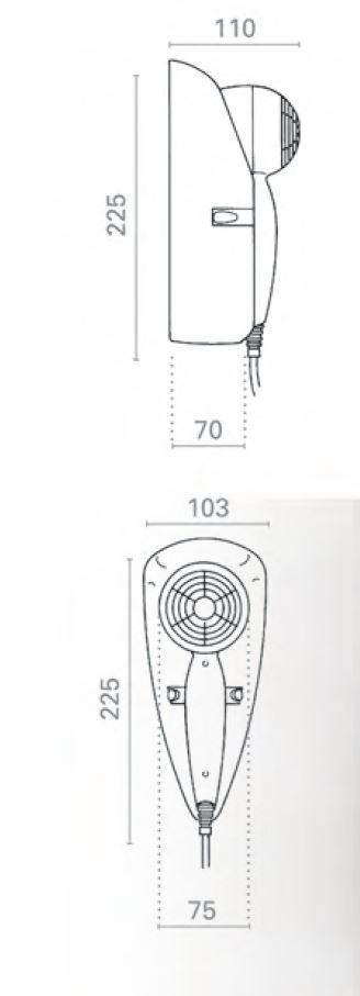 Mo-el Электрический фен для гостиниц sun-id-1359906 - Вид №1