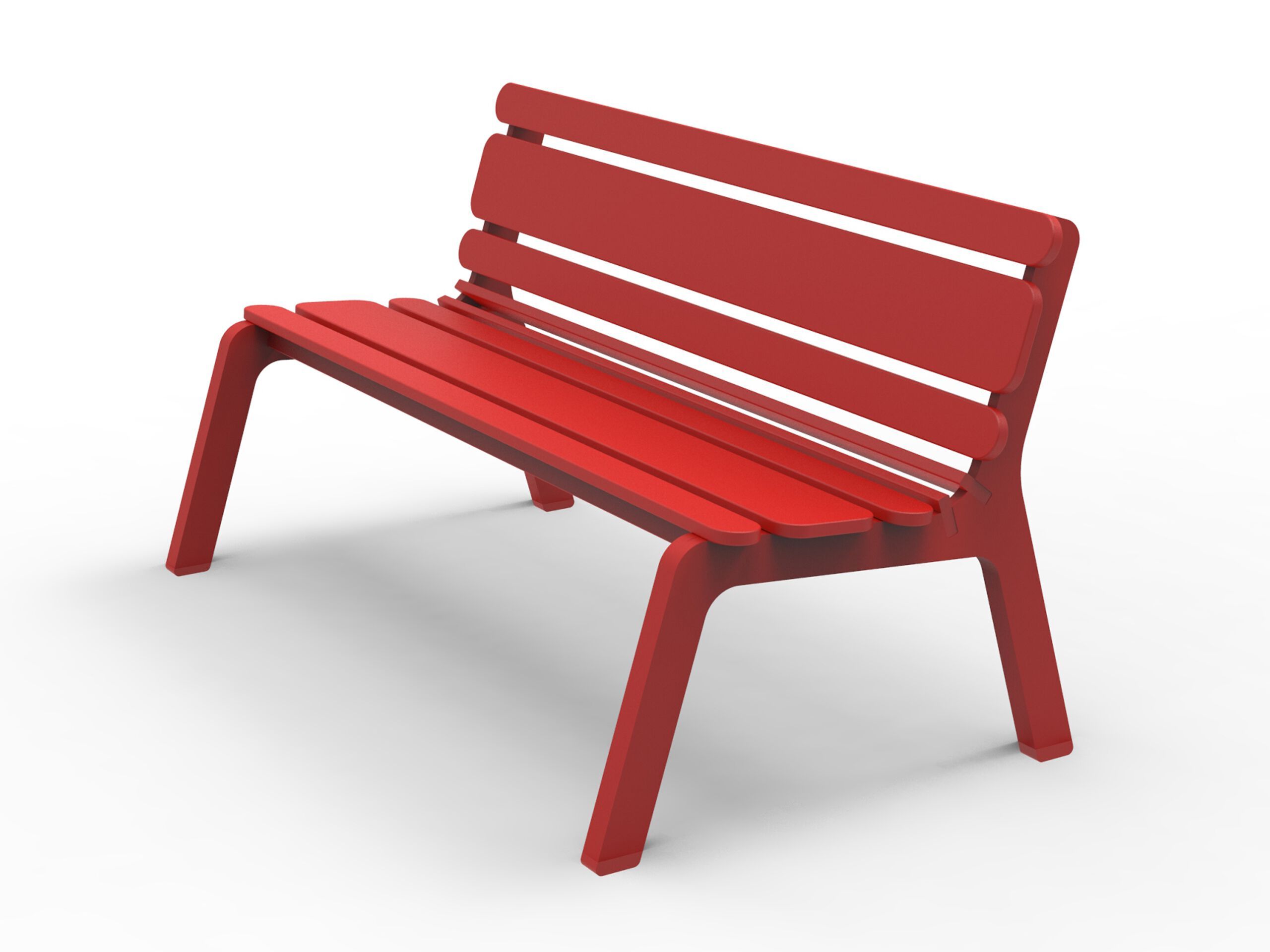 Скамейка из полиэтилена со спинкой Donye Ranardo ARCH-00028276 - Вид №9