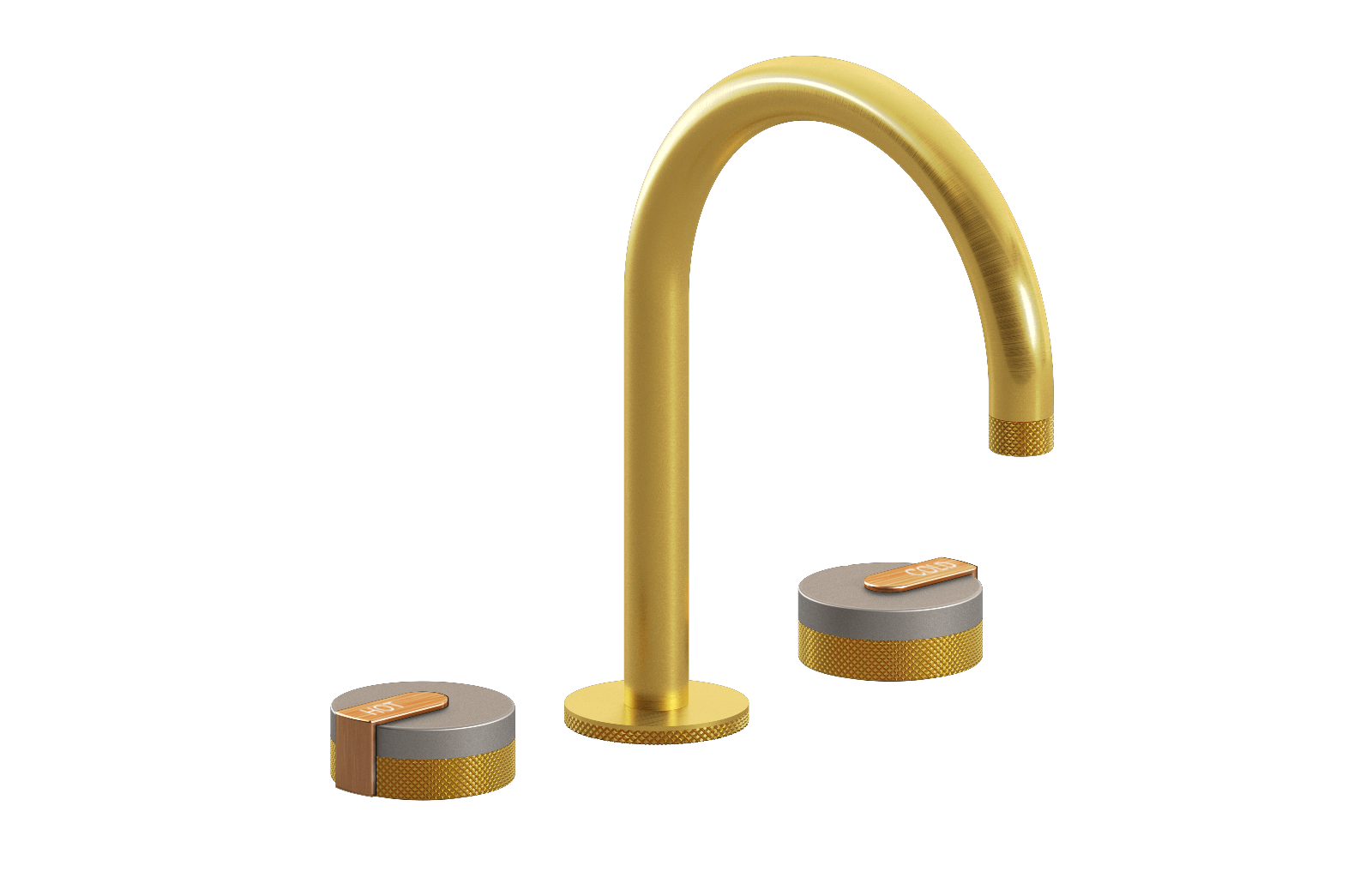 E-11512-R1SN-L1BRG-BAU Смеситель для умывальника на 3 отвертия GRAFF MOD+