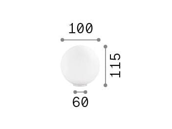 Настольная лампа Ideal Lux Белый Mapa ARCH-00002119 - Вид №5