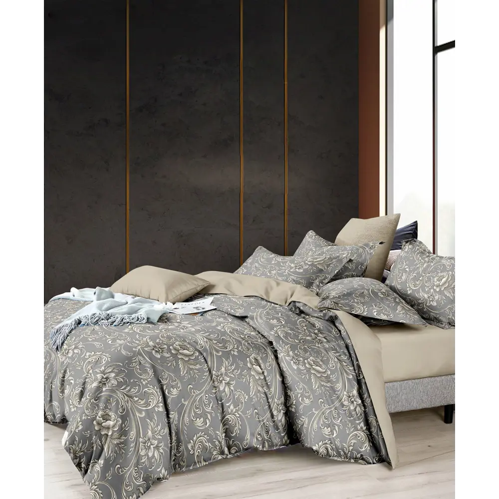 Комплект постельного белья Eclair Виконт евро сатин STLM-2059312 - Вид №7