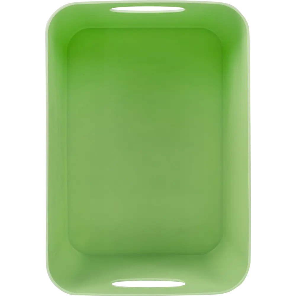 Корзина Home цвет 15.79x12.12x11.5 см пластик зеленый Santreyd STLM-2174047 - Вид №2