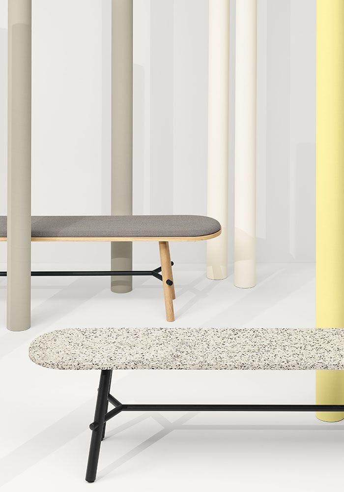 Мягкая скамейка из ткани Infiniti RECORD BENCH ARCH-00087529 - Вид №2