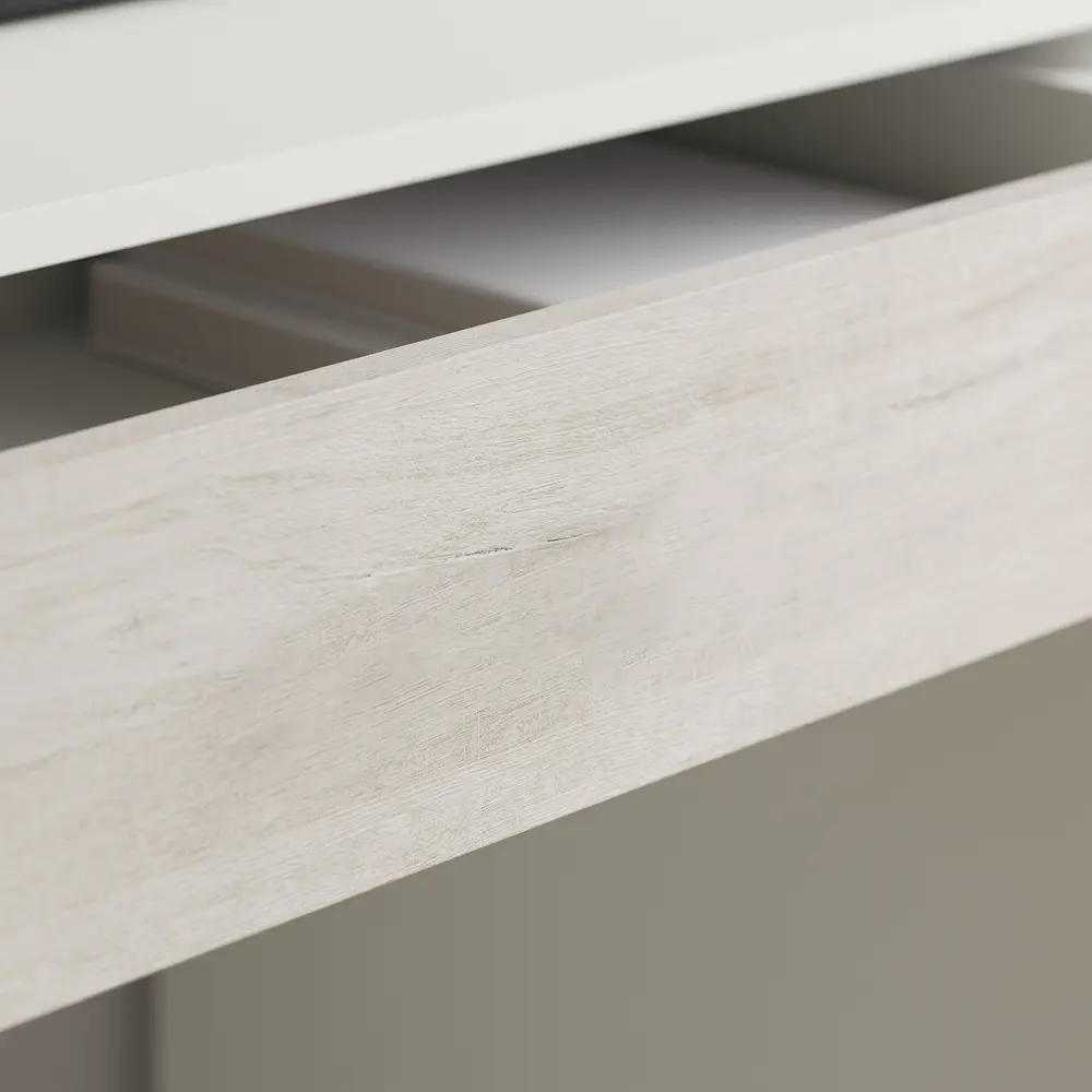 Стол письменный 110x75x50 см ЛДСП цвет белый лед/пикард Santreyd STLM-2063342 - Вид №8