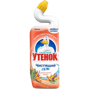 Чистящий гель для унитаза Туалетный утенок «Цитрусовый вихрь» 750 мл 82454615 STLM-2187049