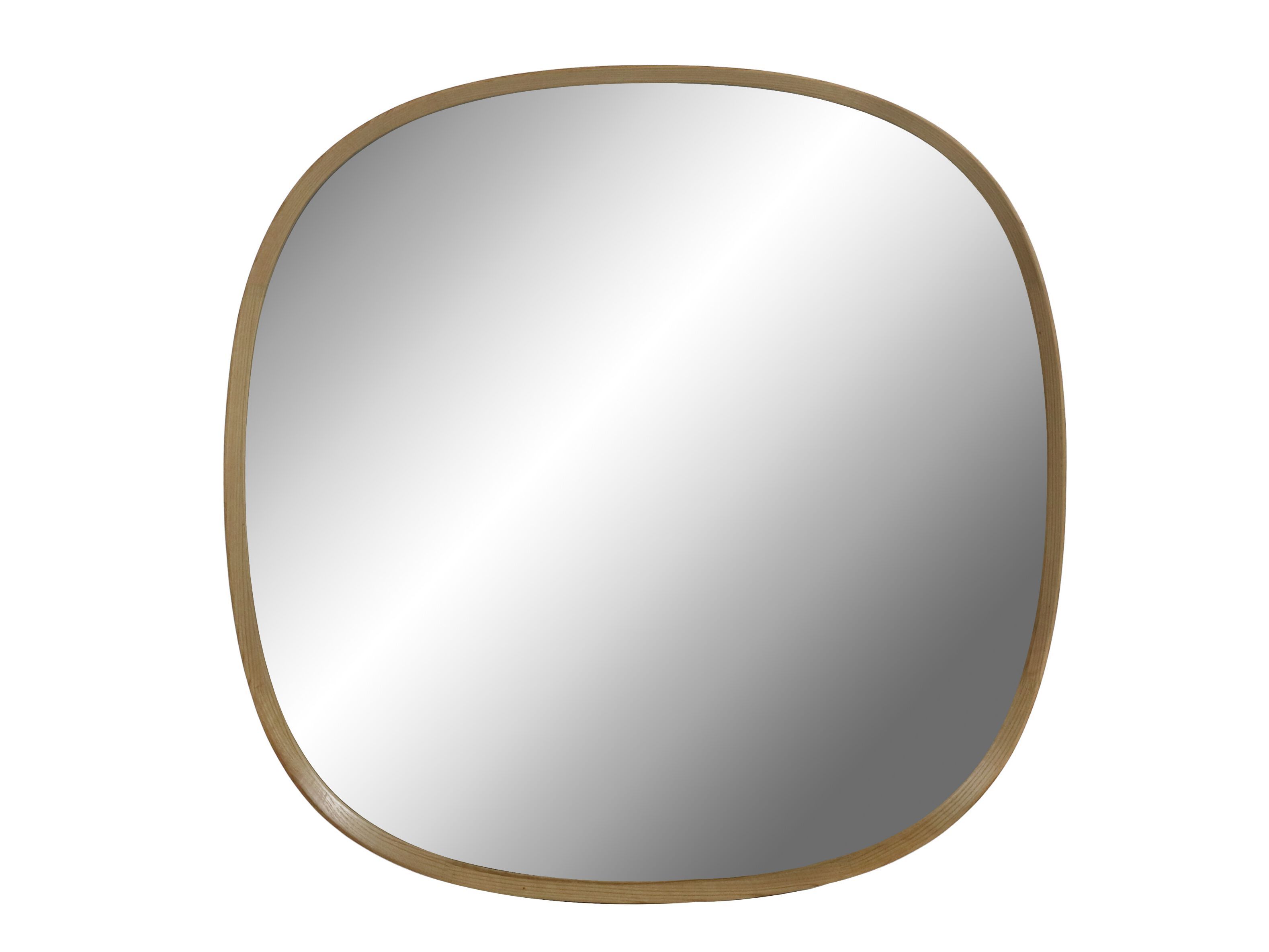 Квадратное зеркало из дуба с рамкой POMAX QUERCUS ARCH-00100390