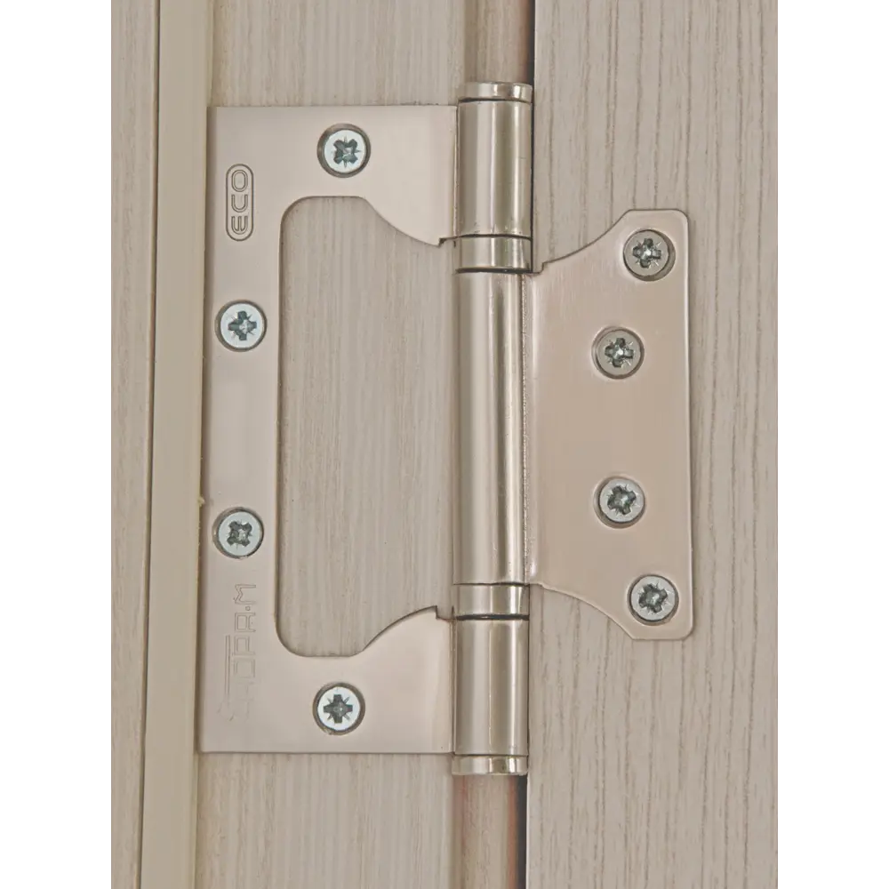 Дверь межкомнатная со стеклом Мирра 90x200 см Hardflex цвет ясень бора с замком и петлями 82672899 STLM-2017699 МАРИО РИОЛИ  - Вид №4