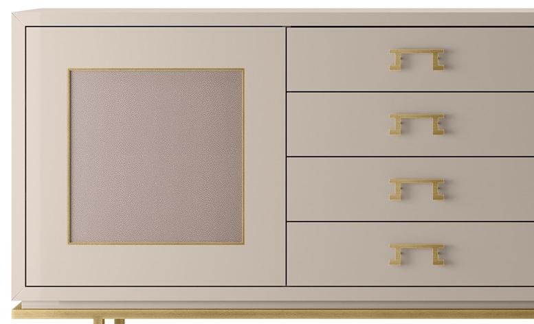 FRATO Буфет из лакированной древесины с распашными дверцами Naja Ffu280018aab  - Вид №2