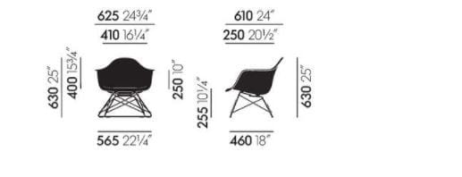 Полипропиленовое кресло с подлокотниками VITRA Eames Plastic Chair ARCH-00049913 - Вид №11