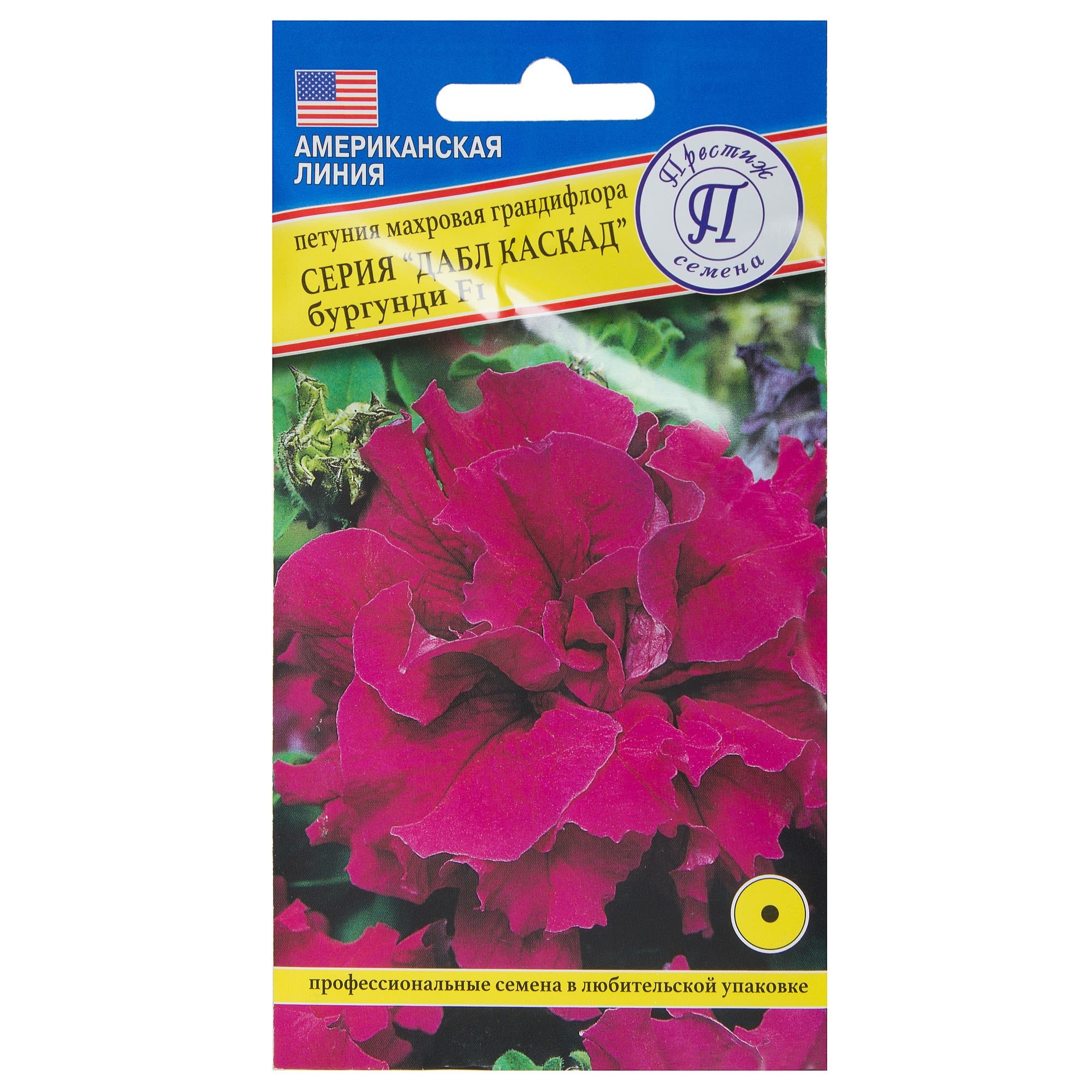13895560 Петуния махровая «Дабл каскад Бургунди F1» Santreyd 