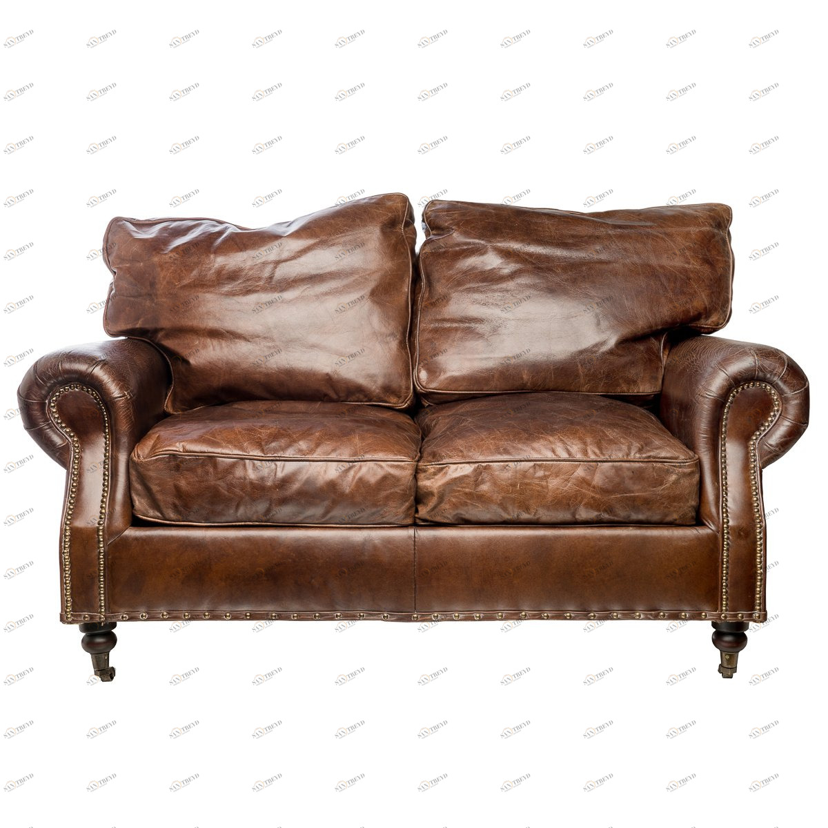 Диван Maxwell двухместный прямой коричневый ДОМАШНЯЯ ОБСТАНОВКА ДИЗАЙНЕРСКИЕ, MAXWELL 017182 Коричневый Santreyd 