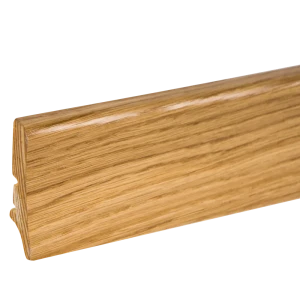 Плинтус напольный шпон 5.8 см 2.2 м цвет дуб натуральный