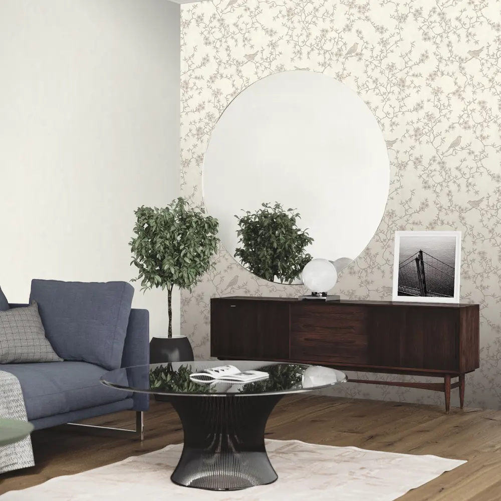 Обои флизелиновые Euro Decor Edem белые 1.06 м ED7166-00 84804535 STLM-2090217 - Вид №3