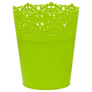 Кашпо Газонcity Ажур ø15 h18.5 см v2 л пластик салатовый