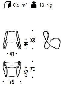 Moroso Садовое кресло из полиэтиленовой проволоки M'afrique sun-id-1483301 - Вид №5