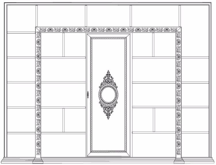 Arvestyle Открытый книжный шкаф из массива дерева Vivre lux Ks-e702 - Вид №5