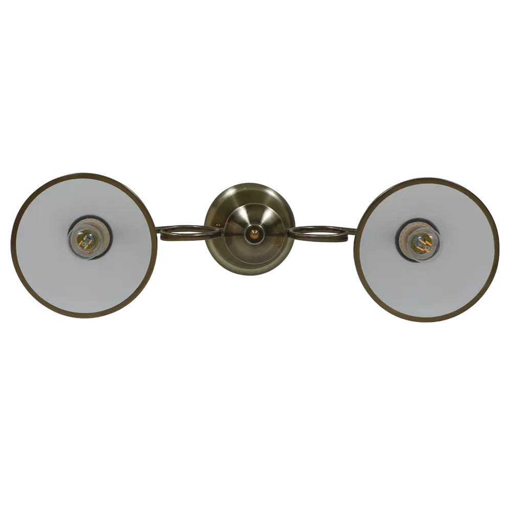 Люстра на штанге Palatino 2 лампы 8 м² цвет бронза SCHAFFNER STLM-2129661 - Вид №3