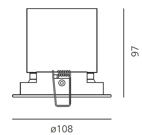 Алюминиевый регулируемый светодиодный прожектор Artemide Парабола ARCH-00065026 - Вид №6