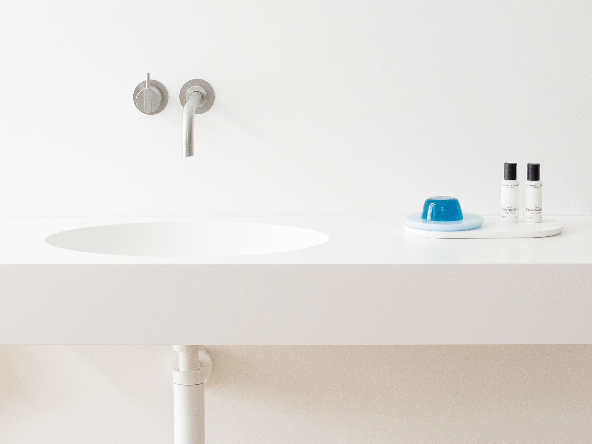 Прямоугольный подвесной умывальник в HIMACS Not Only White ARCH-00075135 - Вид №5