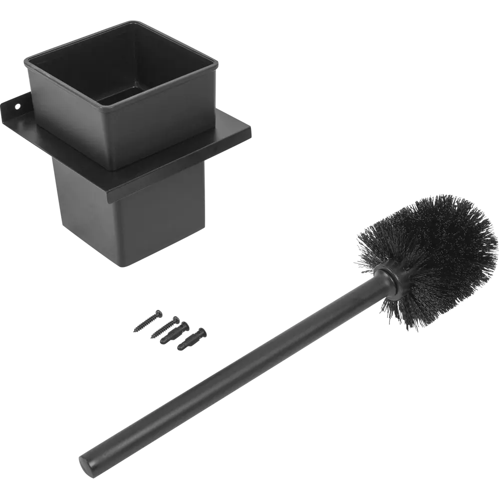 Ёршик для унитаза Lund цвет чёрный SWENSA STLM-2065884 - Вид №2