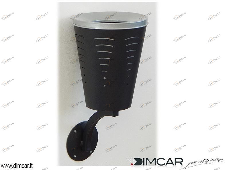 DIMCAR Настенная стальная пепельница для общественных мест  424 