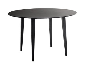 Круглый стальной обеденный стол