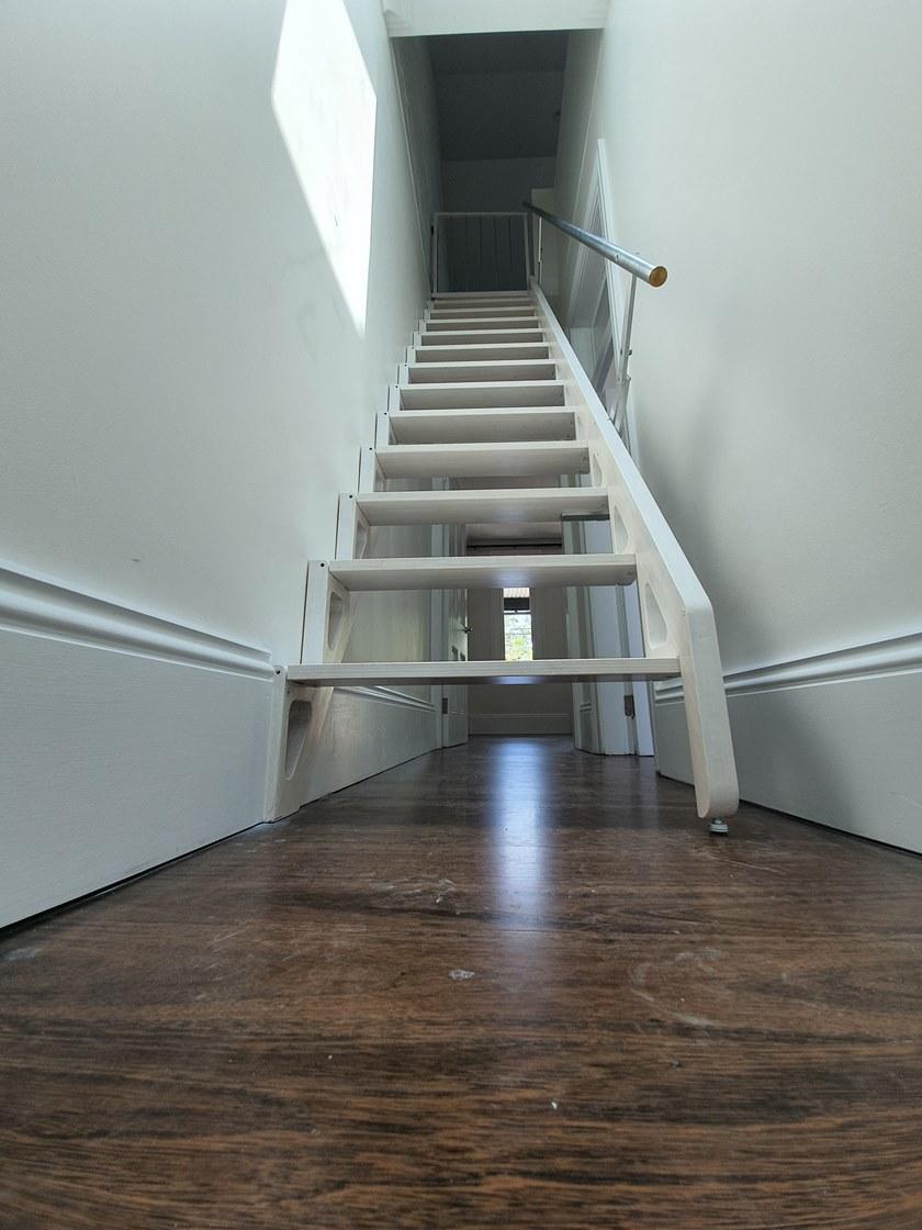 Bcompact Выдвижная лестница из дерева  Bhs-01  - Вид №21