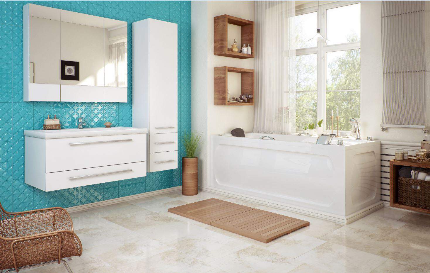 У16505 Ванна Marka One AELITA 180x80 1 Marka AELITA  - Вид №1