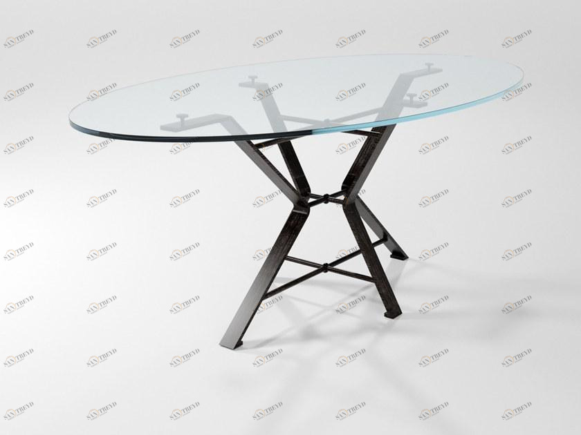 Barel Овальный обеденный стол из хрусталя Lama sun-id-1466173