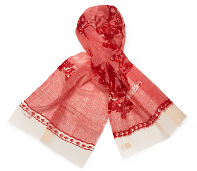 JOUY_BORDEAUX JOUY BORDEAUX красный 50 X 180 шерсть PETRUSSE Santreyd 