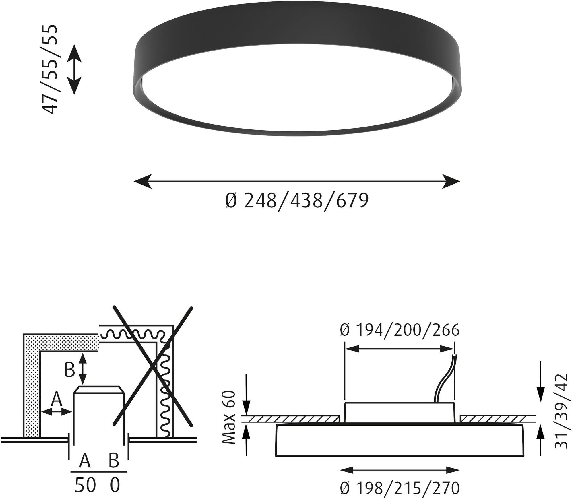 Louis Poulsen Полувстраиваемый потолочный светильник led Lp slim round sun-id-1446239 - Вид №4