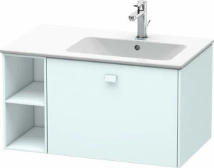 BR401400909 Тумбочка подвесная Brioso #BR4014 820 x 479 мм Светло-голубой матовый декор